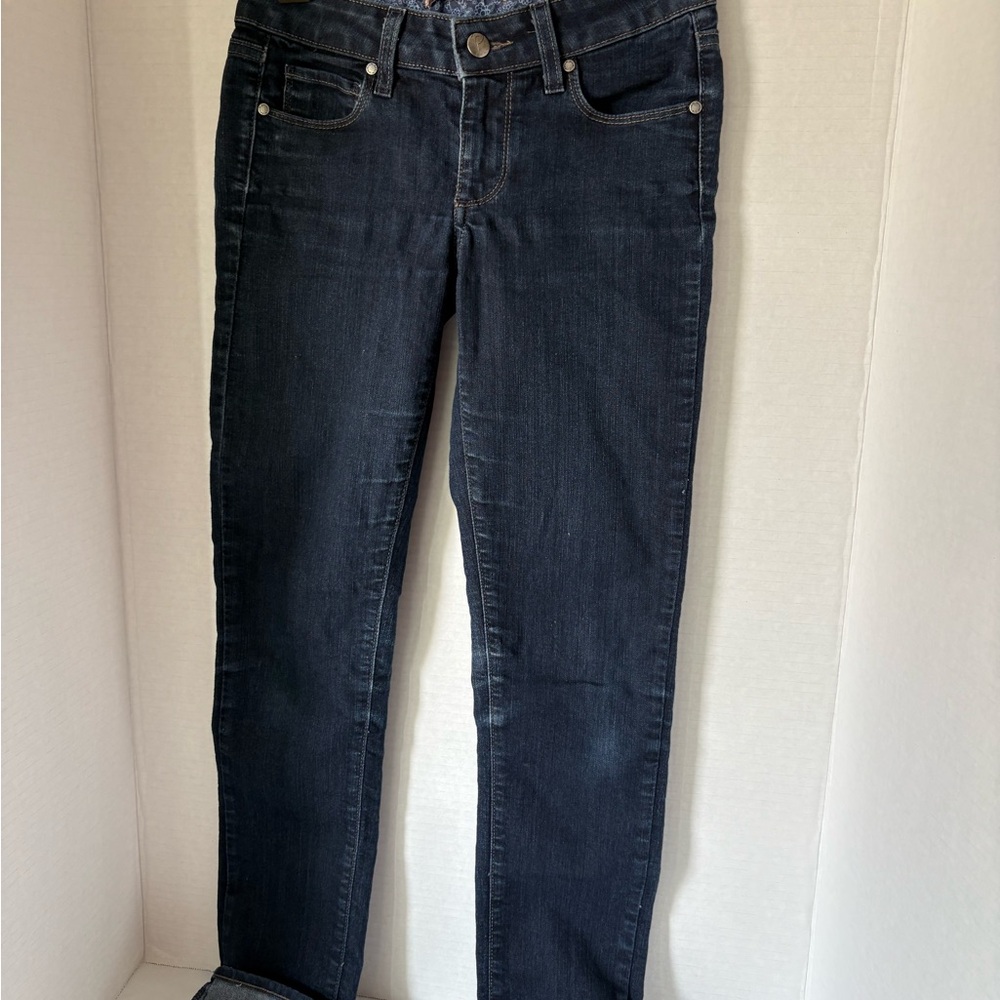 PAIGE Jeans Women's 24 Midnight Blue Skinny Jeans